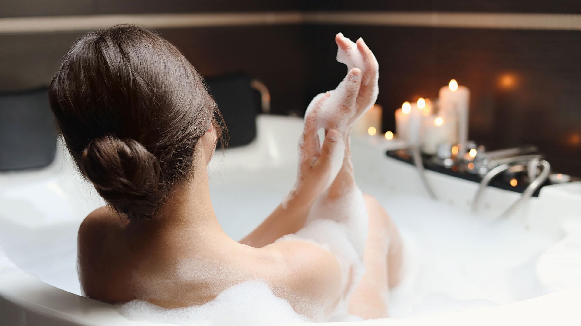 Entspannen gelingt auch in der Badewanne